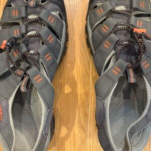 Keen Gray and Orange Men's Sandals